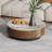 Round Faux Marble Coffee Table