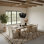 5-light 21" Handmade Rattan Craftsmanship Drum Chandelier with Matte Black Finish for Bedroom