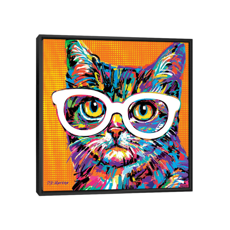 Pumpkin by P.D. Moreno - Print on Canvas, Black Framed, 45.72 cm H x 45.72 cm W