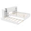 Lit plateforme Henlee Katelon avec tablettes coulissantes et lit gigogne simple-1412131346