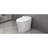 Smart toilet with Built-in Heated Seat, One Piece Elongated Modern Toilet with Adjustable Temp Heated Seat, Auto Flush,  Dual Flush Toilet 1/1.28 GPF, Foot sensor Flush, White Night Light,Knob Control