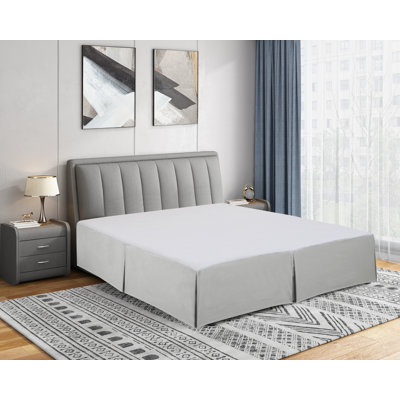 Jupe de lit en microfibre douce de 14 po Wayfair Basics® 1800 Series