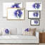 «Purple Elegant Fashion Woman Portrait», impression sur toile encadrée-1072553388-1072553382