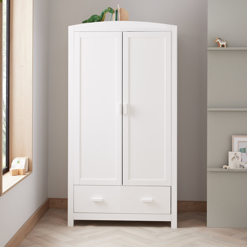 Universal 2 Door Wardrobe, White