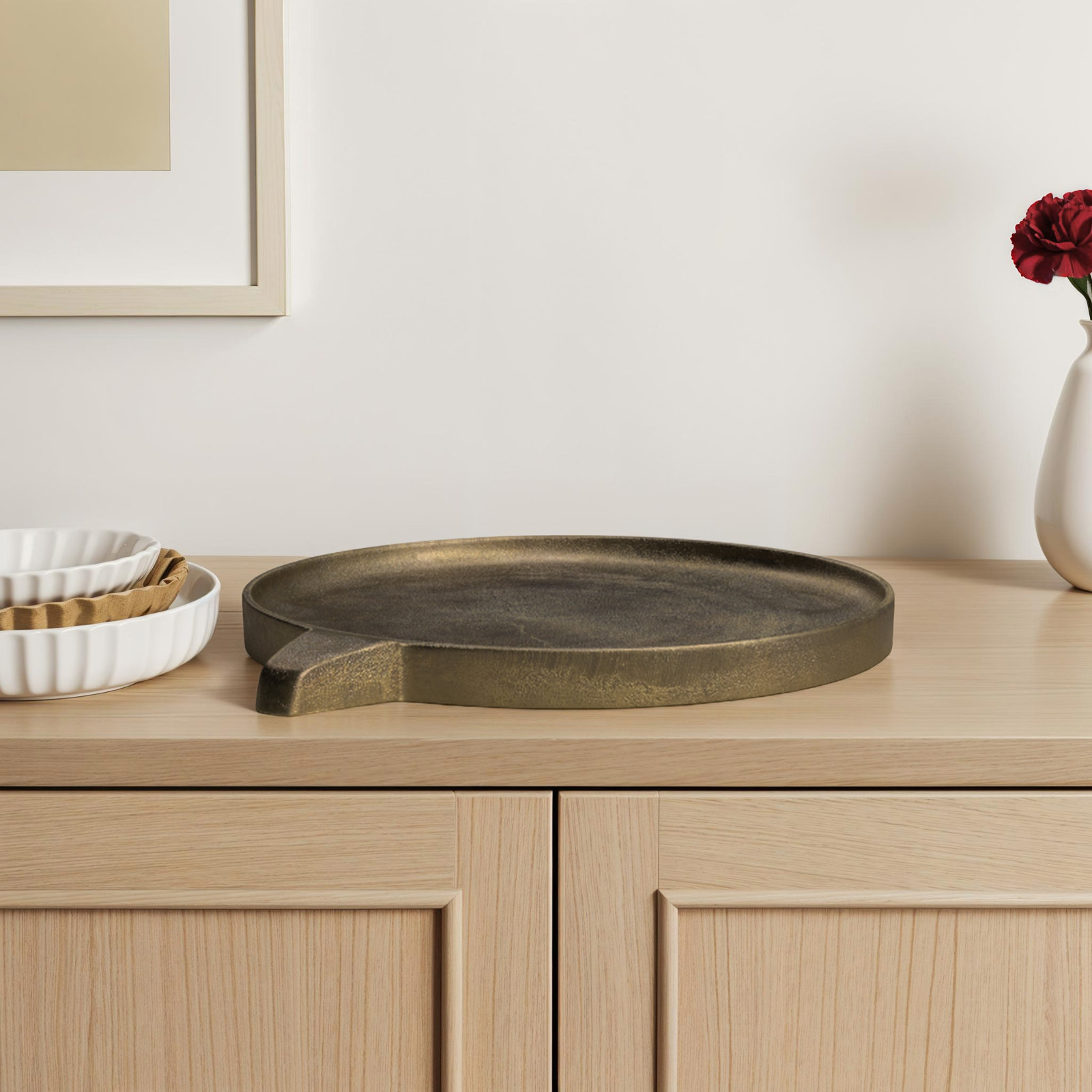 Ardis Decorative Tray, 1" H x 17" W x 15" D
