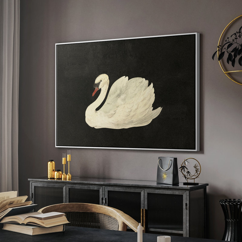 «Vintage Animal Print - XL» sur toile, H 25 po x l 37 po x P 2 po, Blanc