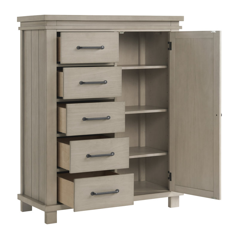 Hampton Chifferobe/Chest, Stone Wash
