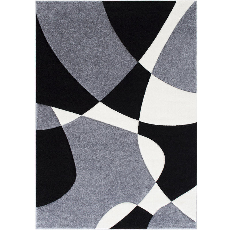 Abstract Indoor Rug, Rectangle 5'2" x 7'2"