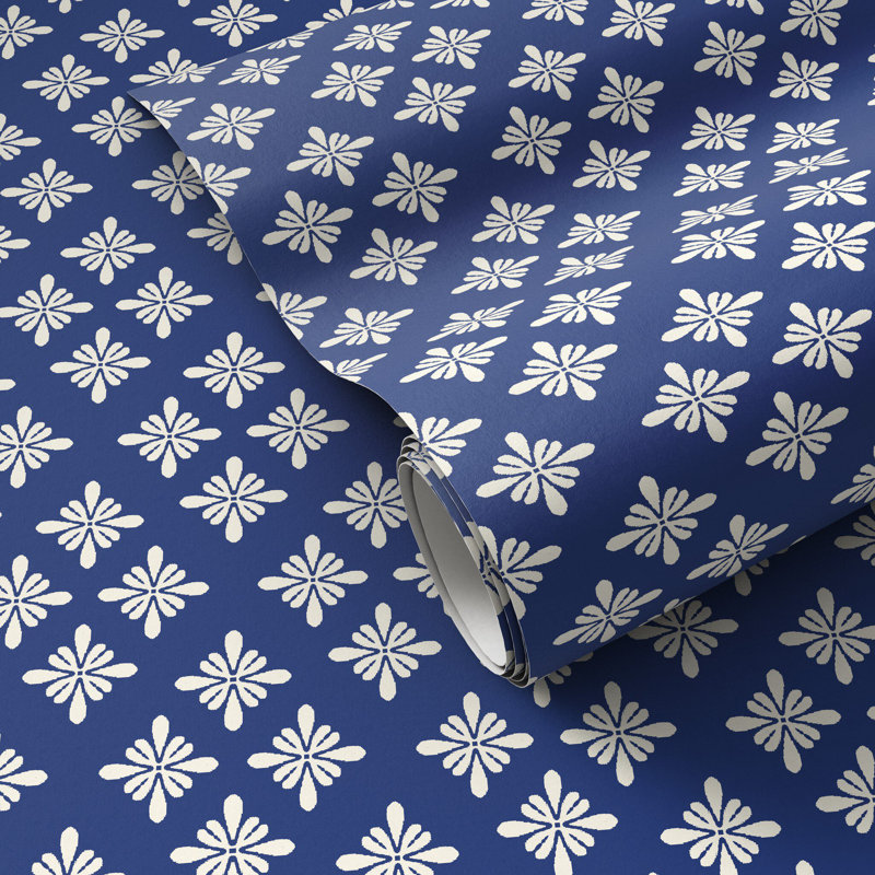 Conspectus Wallpaper, 52"x132", Conspectus Navy I