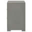Table de chevet 2 tiroirs Pierce Grey