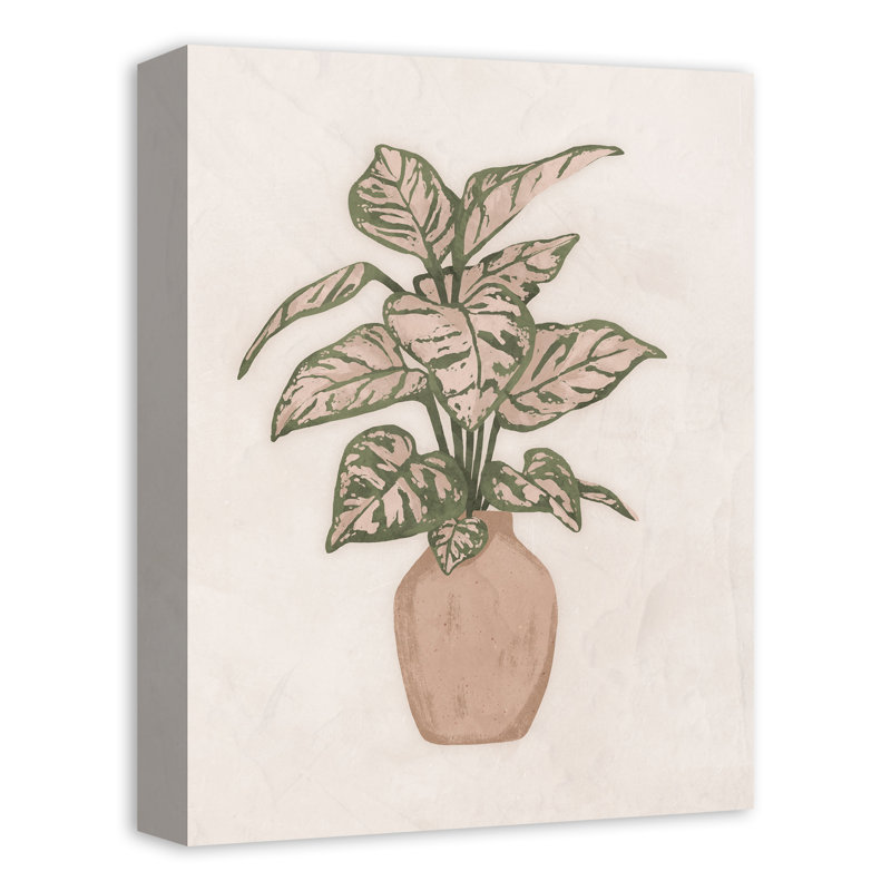 Boho Plant - No Frame, reproduction sur toile