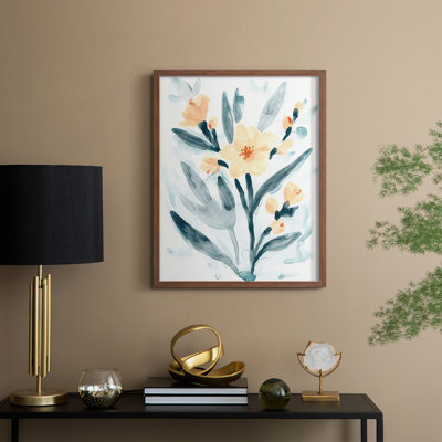 "Bouquet indigo et rosé II"