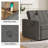Yasuro 53''W Modern Channel Tufted Sleeper Sofa With Built-In USB Port and Mobile Phone Holder-346608266