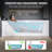 60 In. X 32 In. Alcove/Apron Front Soaking Bathtub With Right Drain Hole Rectangular Acrylic Non-Slip Tub In White-121928870