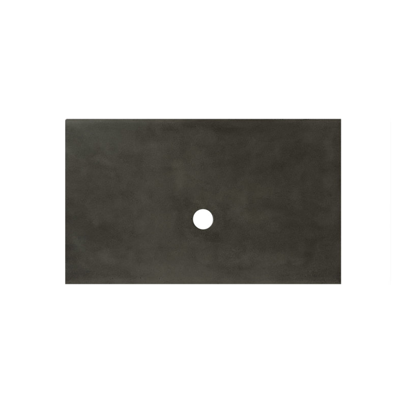 36.5" Single Bathroom Vanity Top, No Hole, Slate