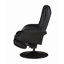 Fauteuil inclinable ergonomique manuel en similicuir de 33 po de largeur Accalia