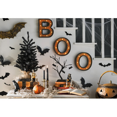 Arbre d'Halloween artificiel pour table 15 po