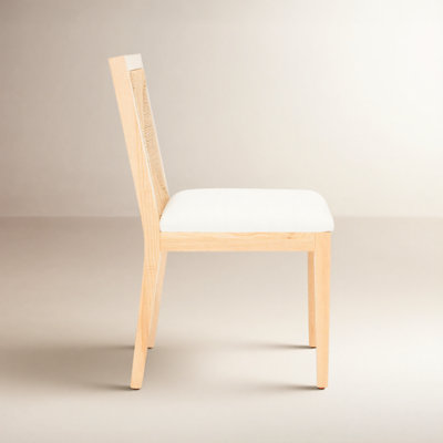 Hudgins Linen Oak Dining Armchair