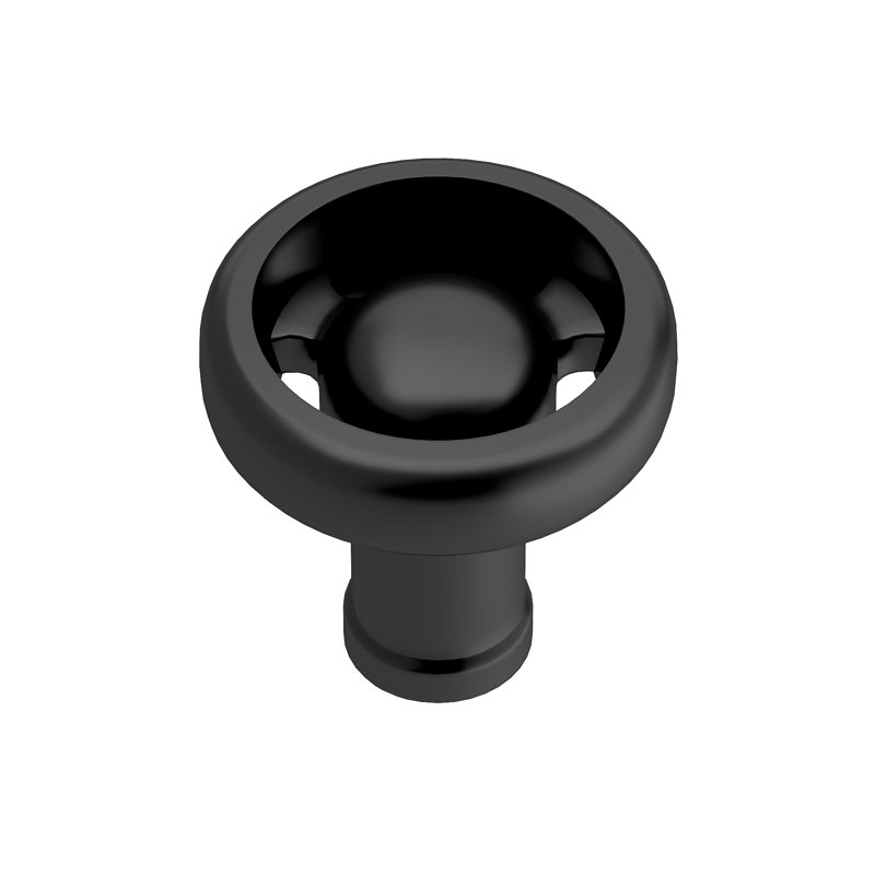 Poignée champignon 1 7/16 po de diamètre, Noir mat