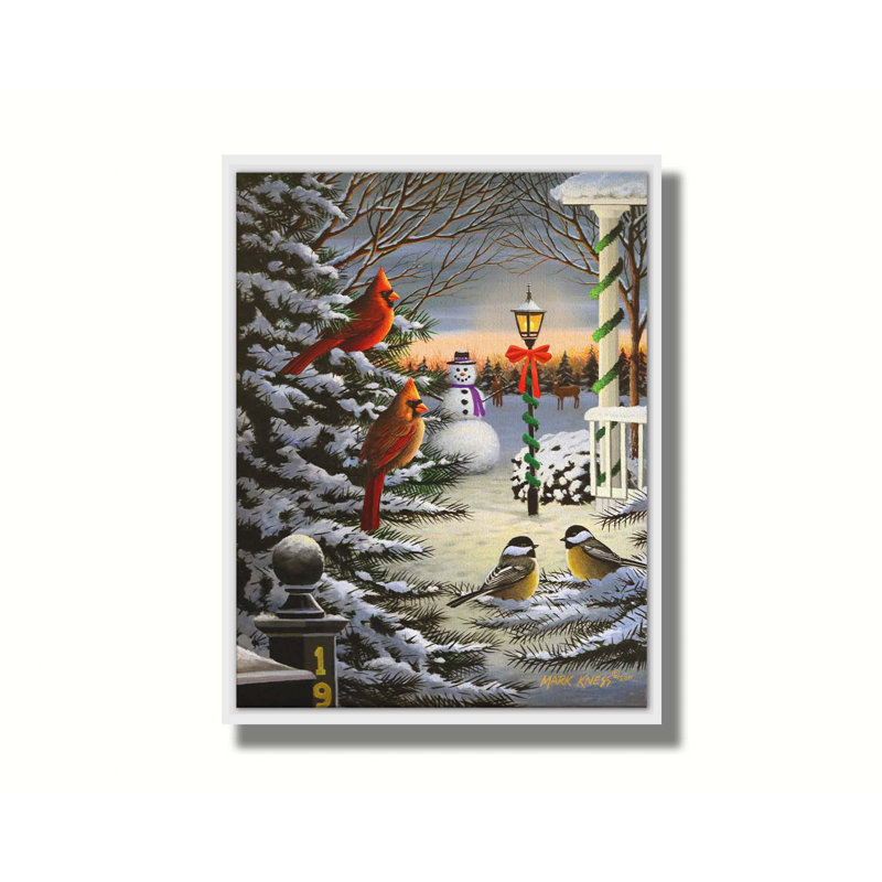 Holiday Friends par Mark Kness, Toile, H 12,50 po x l 16,50 po