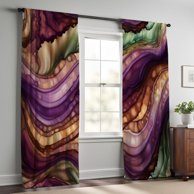Elayathamby Semi Sheer Curtain Pair
