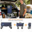 Chariot pliant robuste avec hayon extensible, chariot utilitaire pliable d'une capacité de 500 lb-124409265