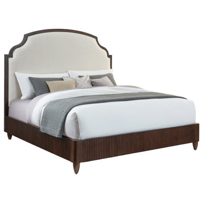 West Camden Upholstered Scalloped Bed