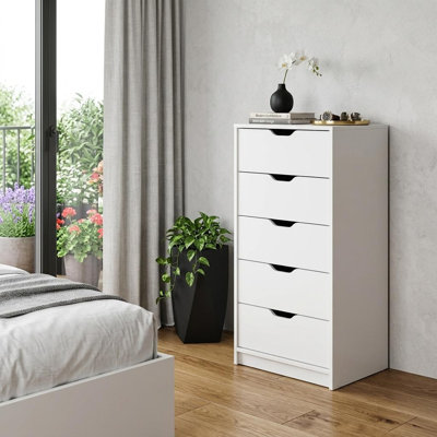 Commode standard blanche 18 tiroirs 18 po