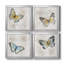 Carte postale papillon I - ensemble de 4 peintures sur toile encadrées-1094552956-1094552959