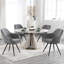 Fauteuil d'appoint pivotant en velours Prodell-51474984