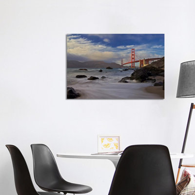 Golden Gate Bridge 1 Piece Wrapped Canvas Wall Art
