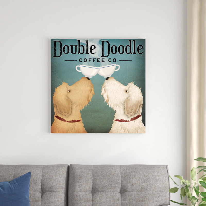 Doodle Coffee Double III, H 30 po x l 30 po