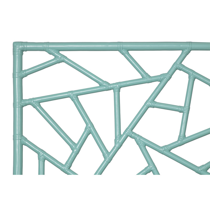 Tiffany Collection Open-Frame Headboard, Turquoise, Twin