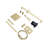ZLINE Autograph Edition Crystal Bay Thermostatic Shower System in Polished Gold (CBY-SHS-T2-PG)