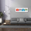  «Sea Sand Sun VII» par Courtney Prahl, art mural sur toile, 60 po x 20 po