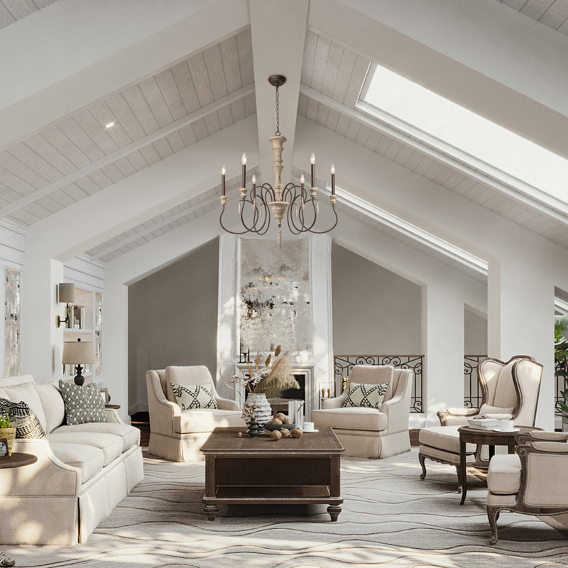 Lebrun 6-Light Elegance French Country  Candle Style Classic/ Traditional Chandelier