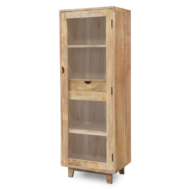 Paquette Display Cabinet, Natural
