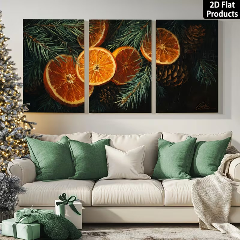 3 Piece Wrapped Canvas Print