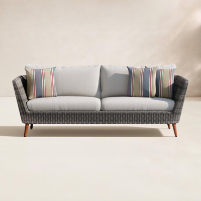 Ferdinand 84" Eucalyptus Patio Sofa