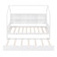 Lit simple en bois avec lit gigogne et lit pour enfant