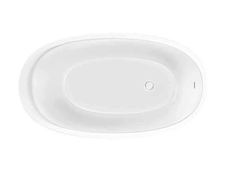 Acquabella Elko Soaker Tub, Gloss White