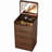 3 In 1 Vanity Desk With Plip Top Mirror,Small Make Up Vanity Set With Visible Glass Desktop, Compact Makeup Vanity With 3 Drawers, Dressing Table