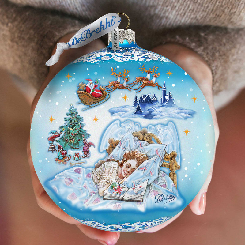 5.5'' Glass Ball Ornament