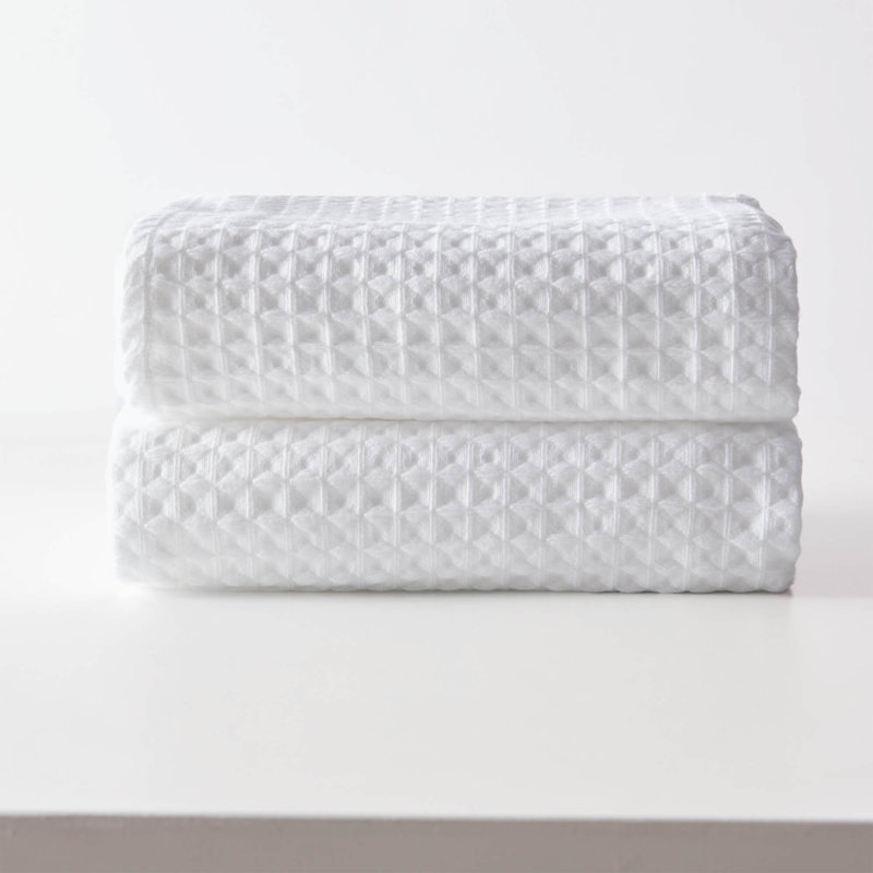 100% Cotton, White