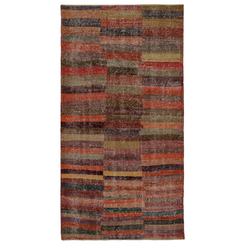 One-of-a-Kind 3'9" X 7'1" Hand Knotted Area Rug