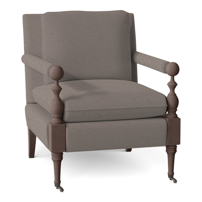 Fauteuil Leslie, Tabac, Perigold montage beige