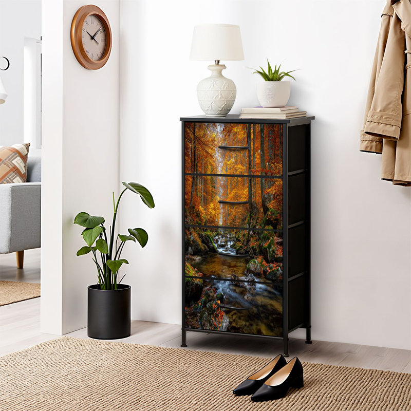 forest designs dresser Dresser for Bedroom Dresser for Closet Stream foggy Forest Nationalpark  Harz Dressers & Chests of Drawers Fabric Closet Organizers and Storage with  4