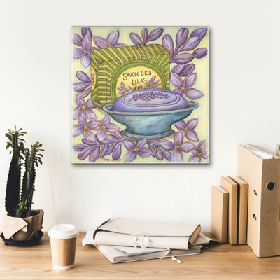 Toile rouge Red Barrel Studio® «Savons Des Lilas» par Andrea Strongwater