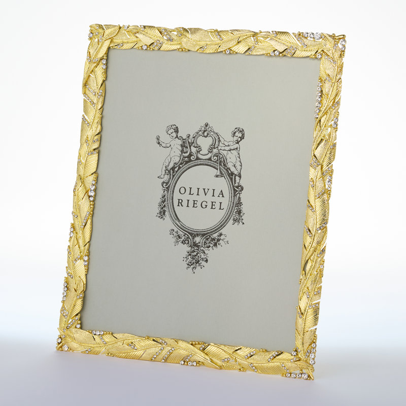 Preen Metal Picture Frame, Gold, 8" W x 10" H
