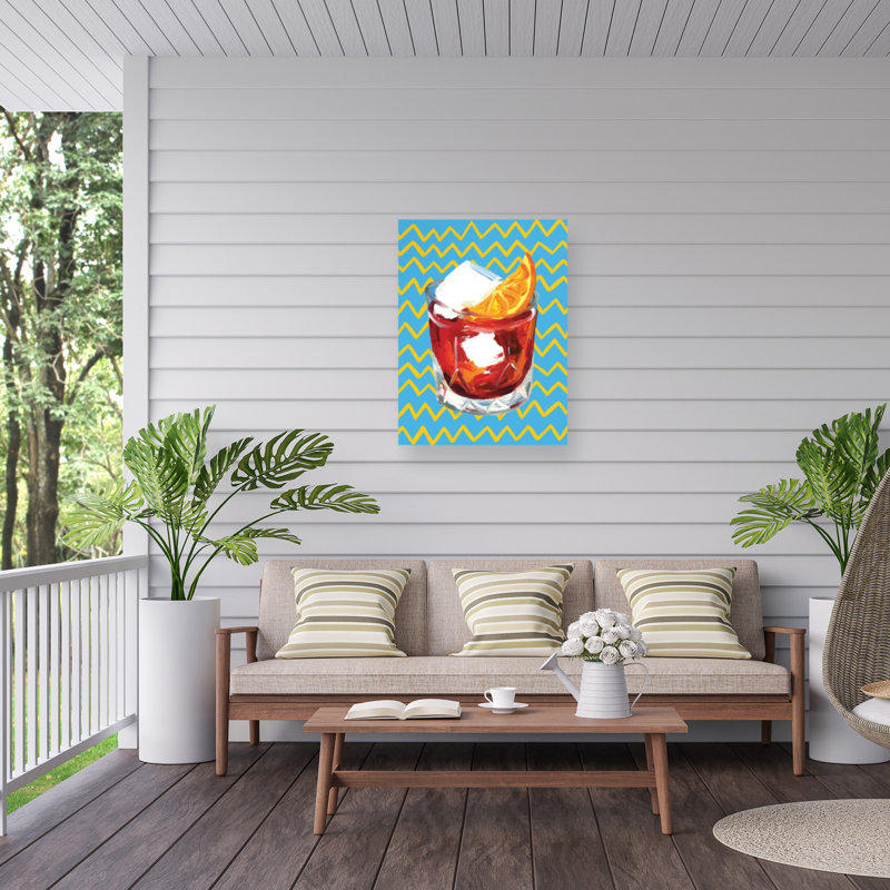 «Ologia bolologia »sur impression sur toile, H 19 po x l 14 po